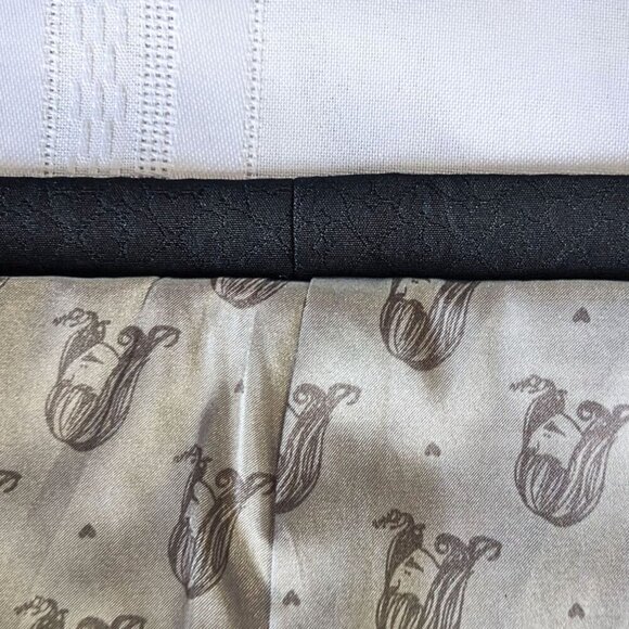 NWOT Vtg Y2K ERIN FETHERSTON for Target Black Brocade Coquette Crop Blazer SzM - Picture 6 of 9